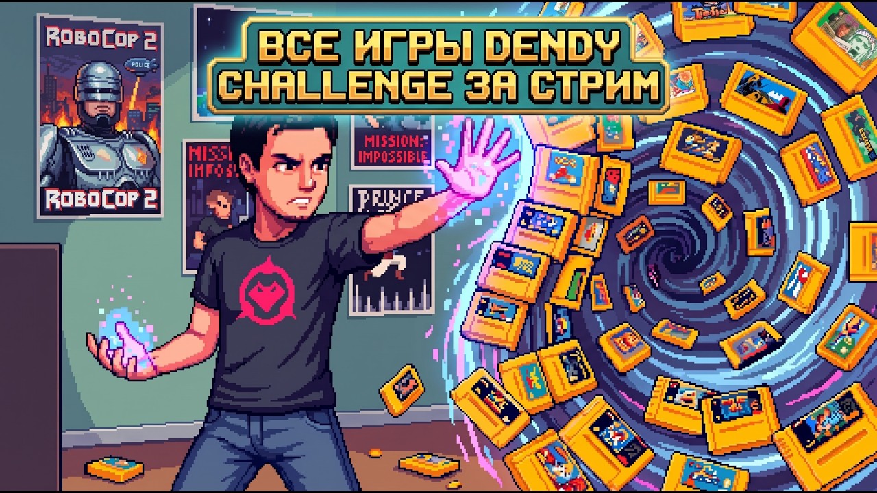 Попытка пройти все игры Dendy Challenge за стрим. - часть 3