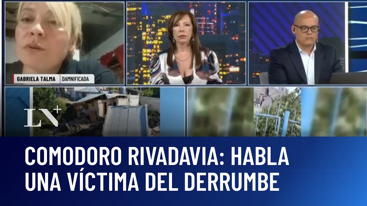 Desplazamiento de un cerro en Comodoro Rivadavia: el testimonio de una victima de derrumbe