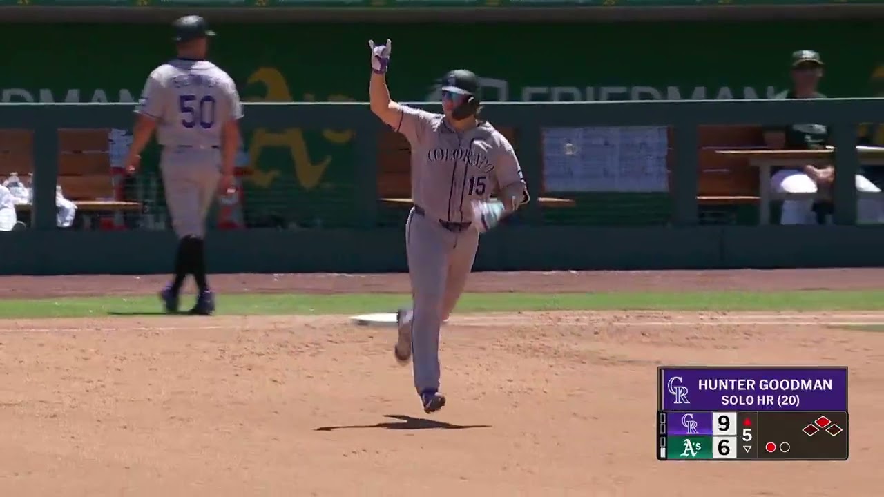 Hunter Goodman's 20th home run of the 2026 season & 2nd of the game