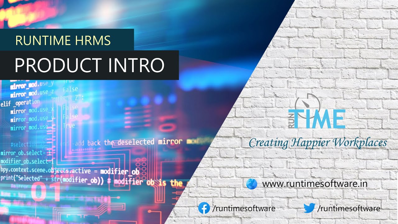 Runtime HRMS Product Introduction