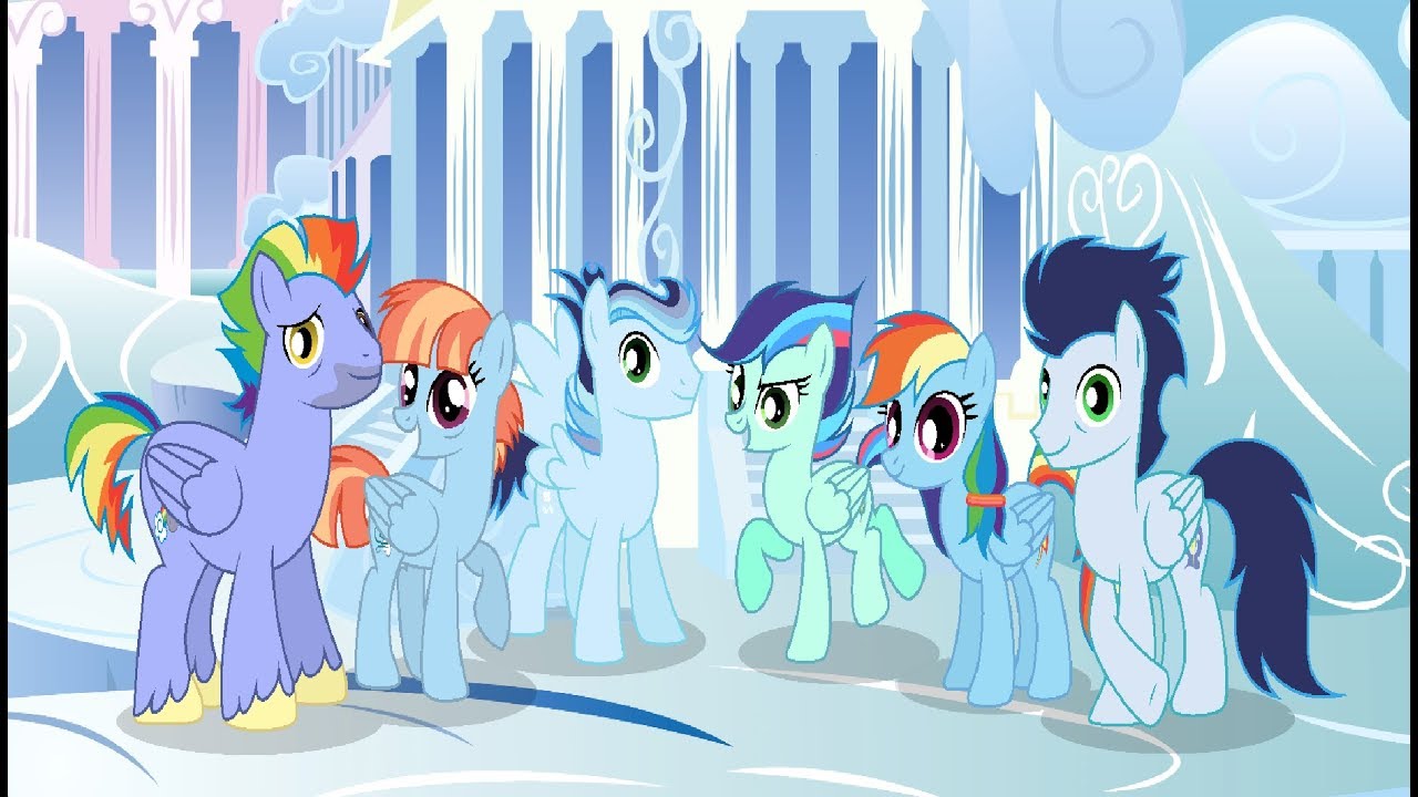 MLP [Next Gen] The Rainbow Dash Family  (Base Edit)
