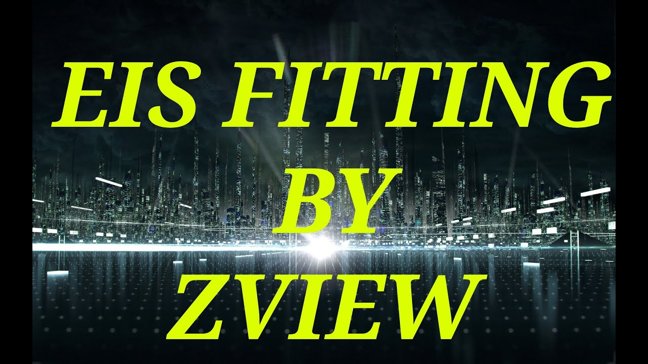 EIS FITTING WITH ZVIEW FROM CRV FILE