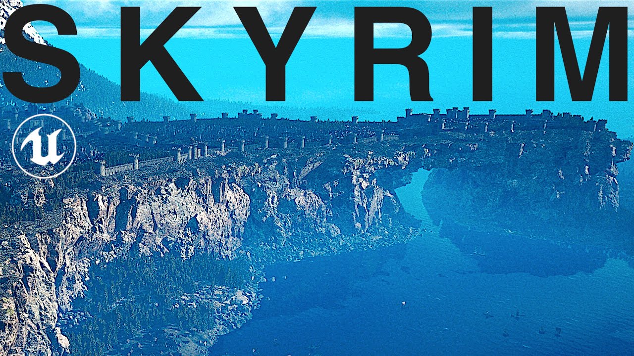 The Real Size of Solitude: Skyrim in UNREAL ENGINE 5!