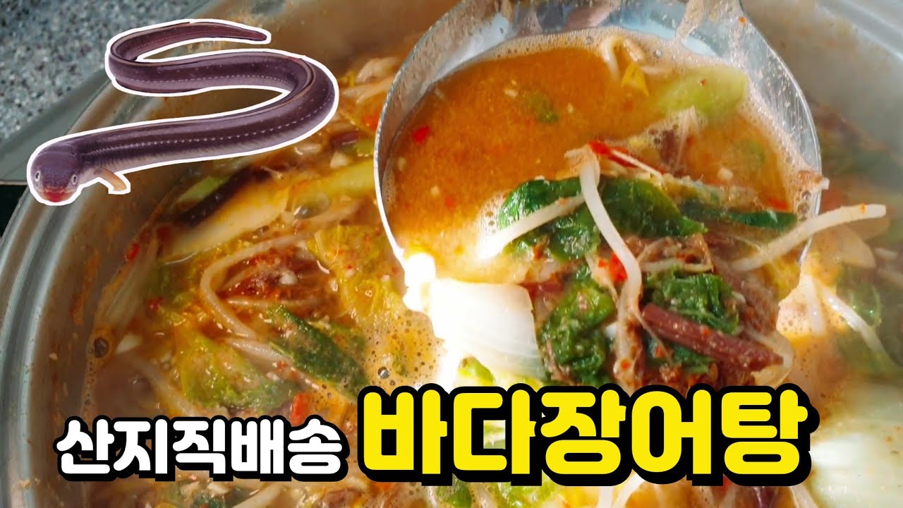 [바다장어탕] 맛있게 끓이는법 ㅣ 통영산 붕장어 직배송 ㅣSea Eel soup