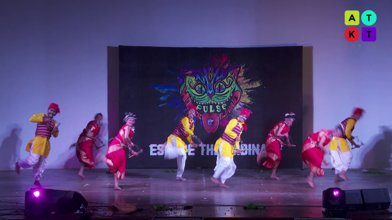 Eastern India's Karma Naach | Tribal Dance by Venky College Students | Pulse 2018