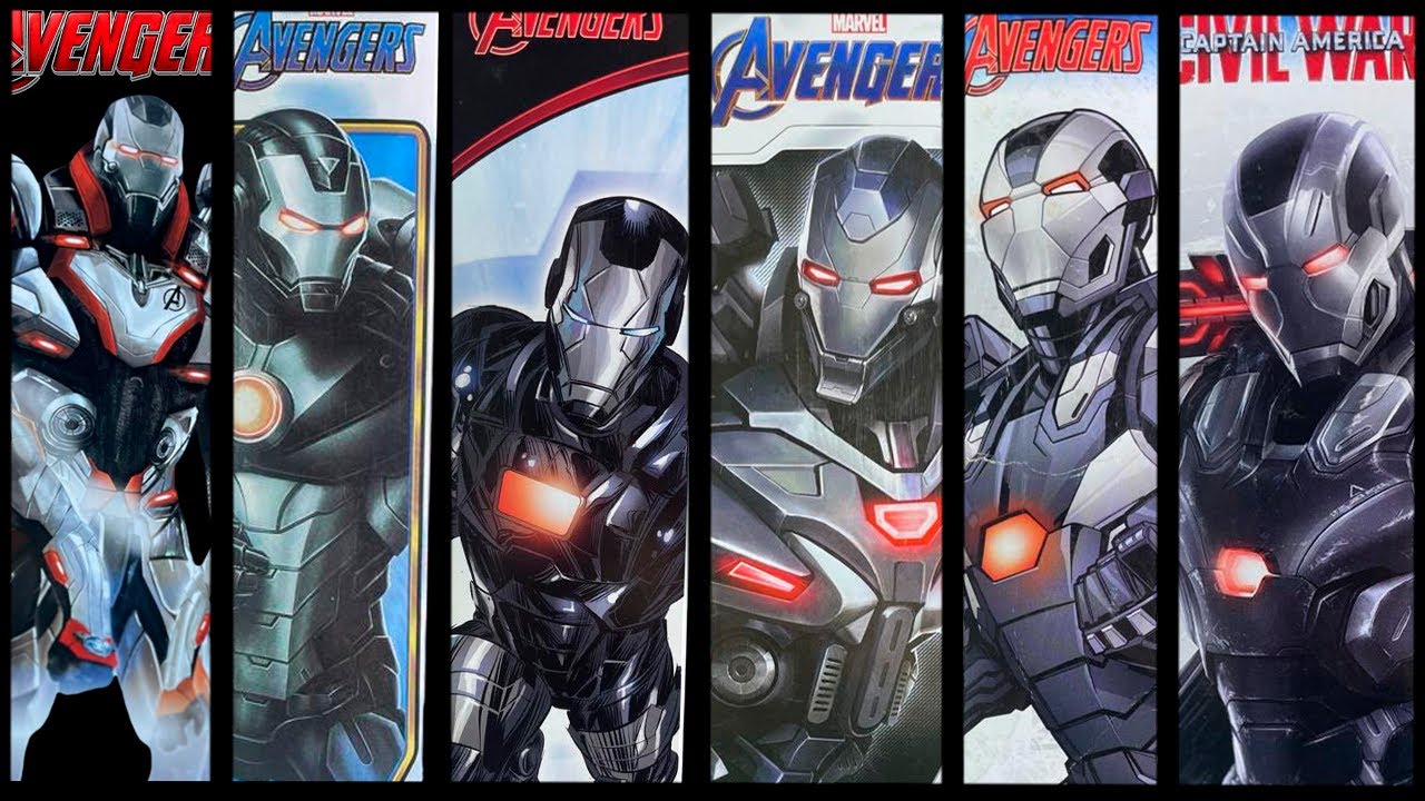 MARVEL WAR MACHINE/ MAQUINA DE GUERRA TITAN HERO SERIES EVOLUCION 2014-2020 (INCLUYE VERSION PACKS)