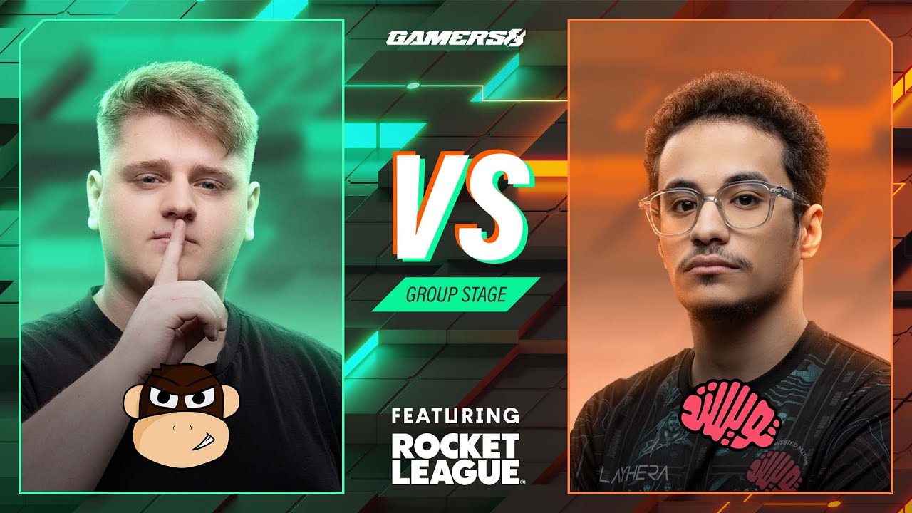Monkeys vs Twisted Minds // Gamers8 featuring Rocket League // Group Stage