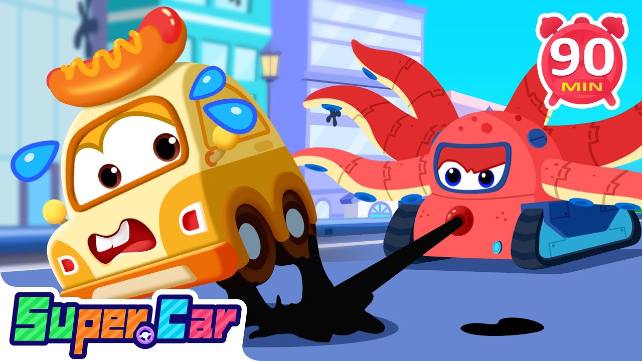 火力全開！🔥超級汽車兒歌 | 車車兒歌合輯 | 1小時✨ | 超級汽車