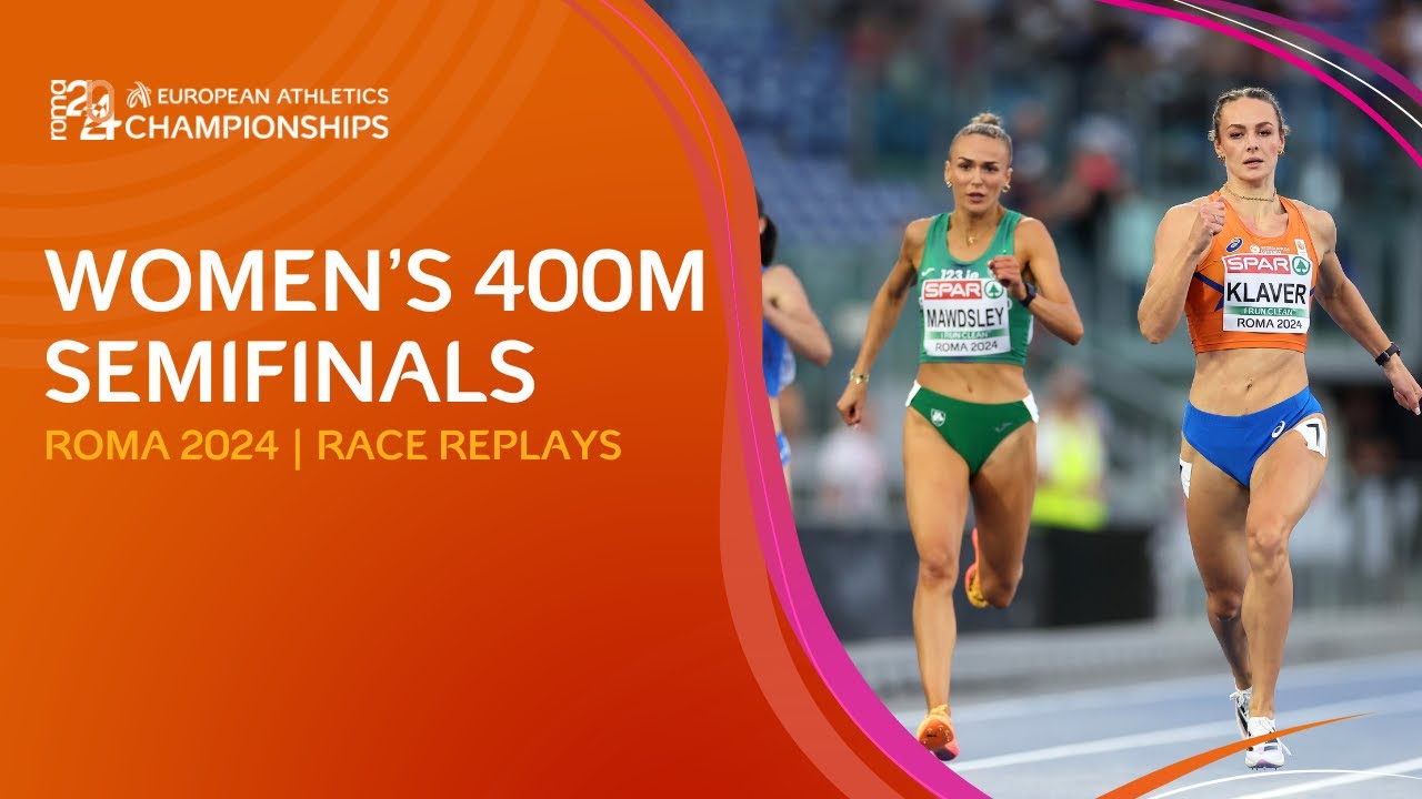 Womens 400m semifinals. FULL race replays | Roma 2024