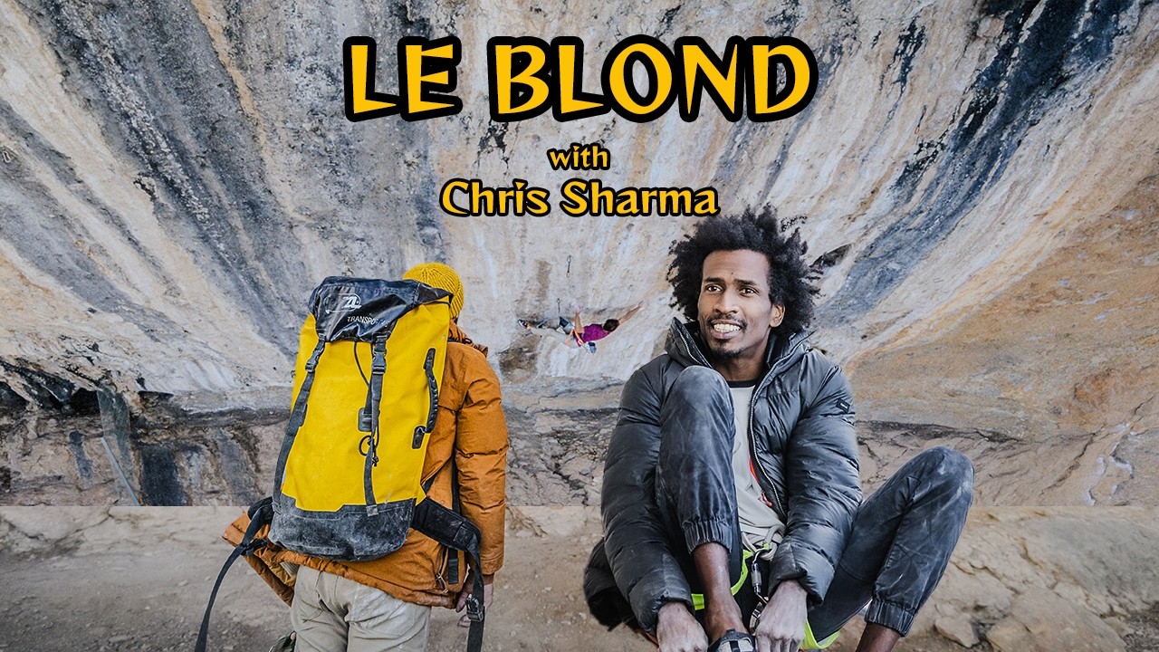 Chris Sharma and Micka Mawem in Oliana - Le Blond (Super Hard Project)