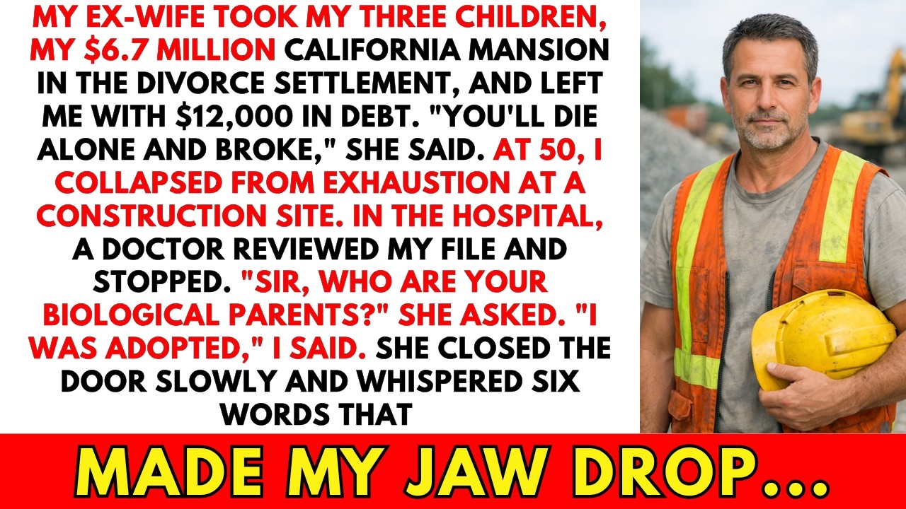Ex-Wife Took My $6.7 Million House And Kids. At 50 I Collapsed. Doctor Whispered Six Words...