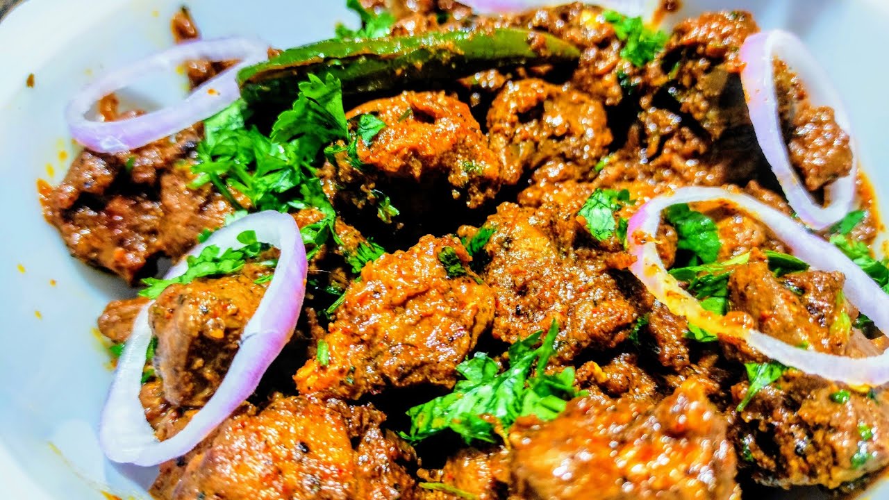 ✨ Masaledar Kaleji Fry | Spicy Soft Kaleji Masala Fry | Chatpati Kaleji Masala  🍲