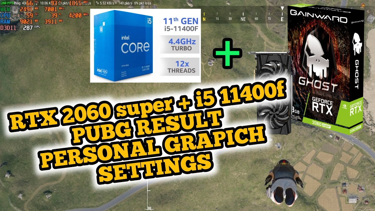 RTX 2060 SUPER + i511400F PUBG 1080P TANPA EDIT FULL GAMEPLAY - UNCUT