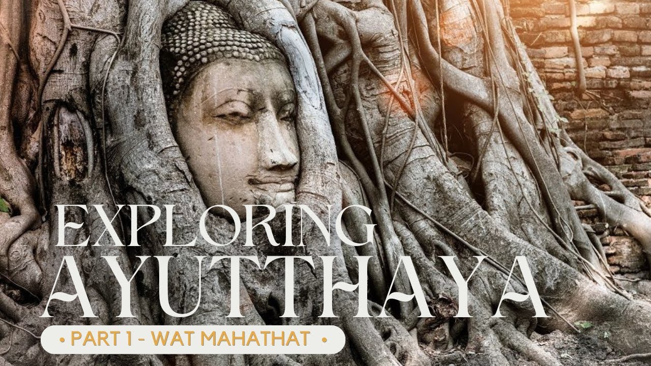 Exploring Ayutthaya Part 1 - Wat Mahathat in 4k x lofi beats