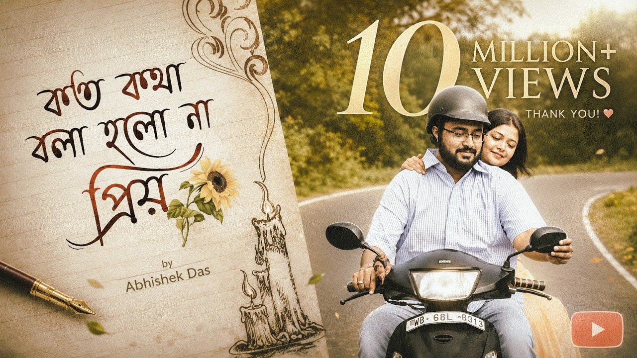 Koto Kotha Bola Holo Na Priyo | কত কথা বলা হলো না প্রিয় | Abhisekh | Unmesh | Sneha | Bengali Song
