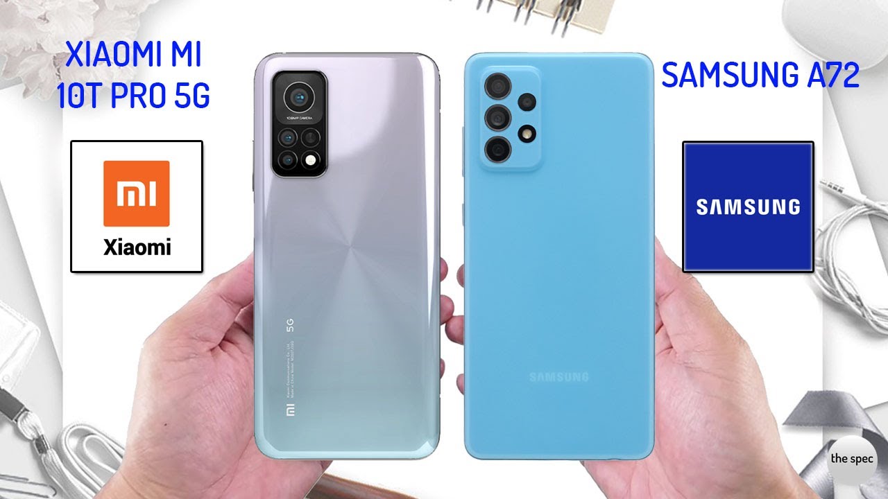 Xiaomi Mi 10T Pro 5G VS Samsung Galaxy A72 | Full Specifications Comparison