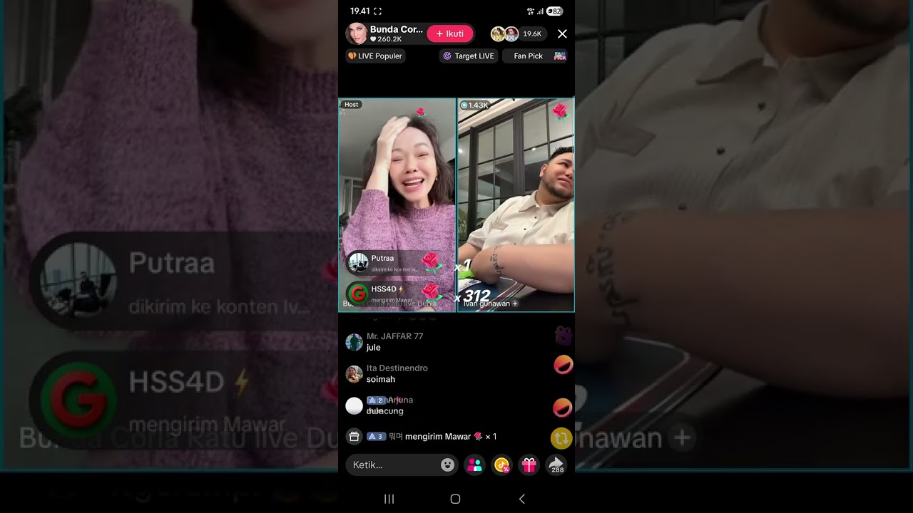 Live Bunda Corla dengan Ivan Gunawan || Ngakak banget 🤣🤣