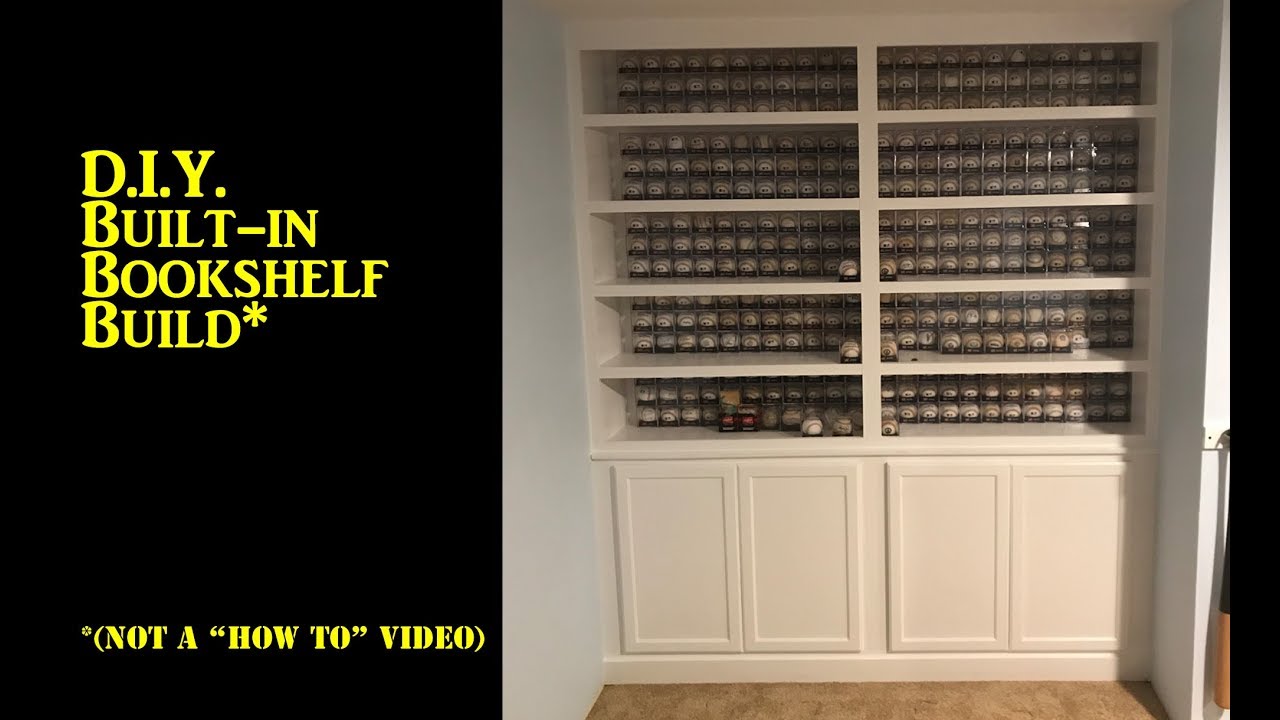 D.I.Y. Built-In Bookshelf Build
