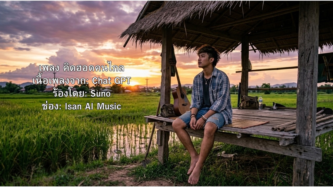 เพลง: คิดถึงคนไกล / เนื้อเพลง: ChatGPT / ร้อง: Suno / ช่อง: Isan AI Music