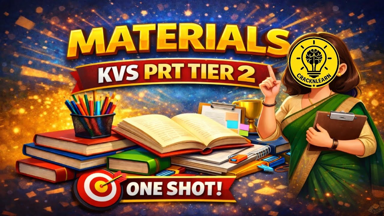 MATERIALS ONE SHOT 🔥 | Complete Materials in One Video | KVS PRT TIER 2 Science #kvsprt 
