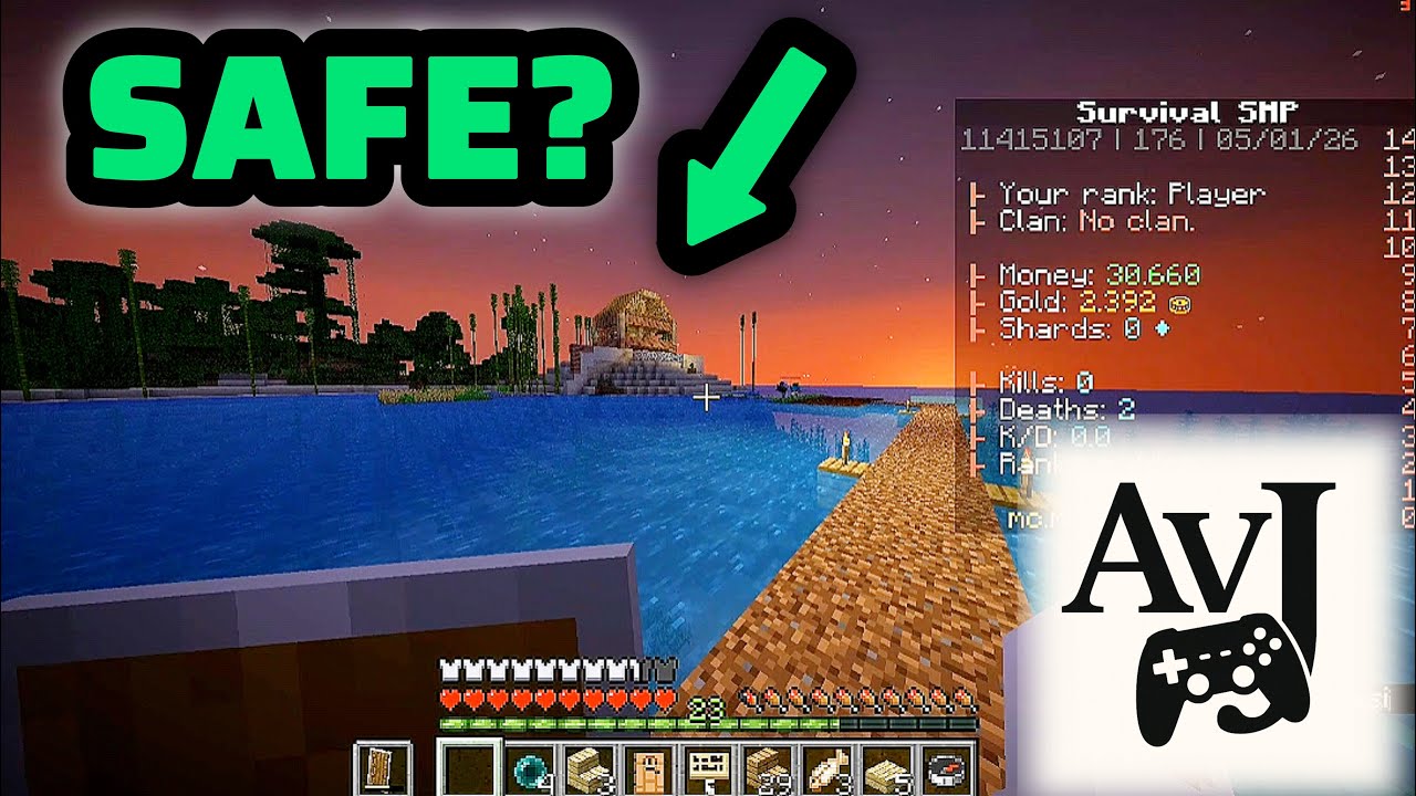 Is Building a BEACH BUNGALOW on Survival SMP Safe?