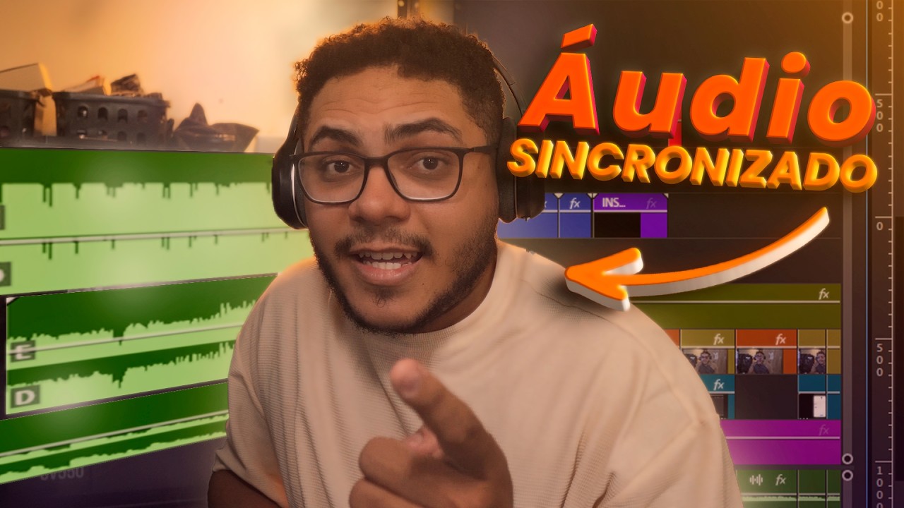 COMO SINCRONIZAR ÁUDIO E VÍDEO