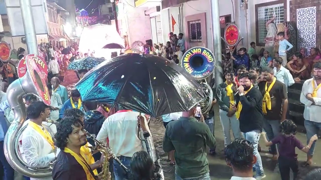O radha tere bina tera shyam band song new malwa band tal  unhel live 