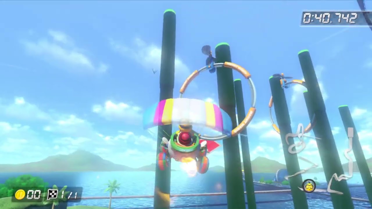 Mario Kart 8 Deluxe - Big Blue [BUT YOU CAN ONLY GLIDE]