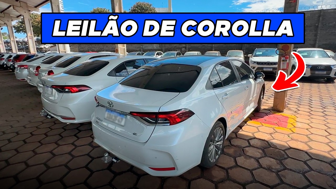 LEILÃO DE CARROS SEMINOVOS: COROLLA, AUDI, MERCEDES, COMPASS