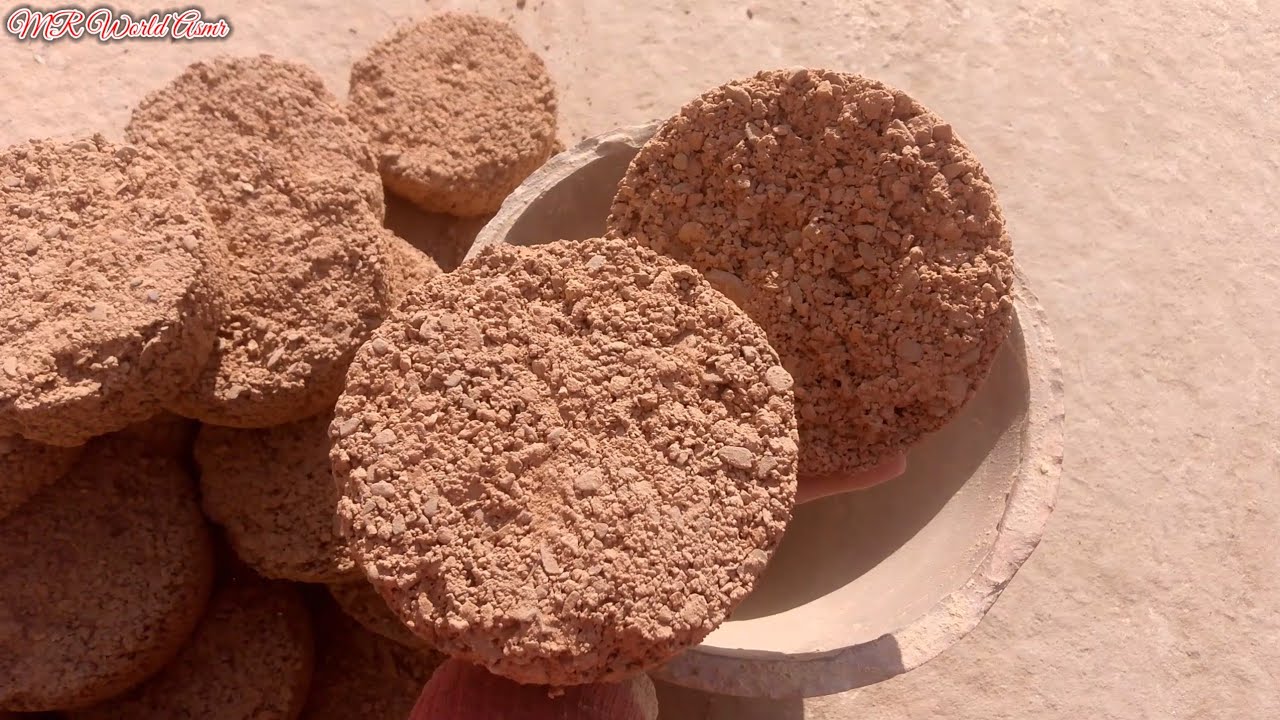 New crumbling video of multi stoney red dirt🔥 dry floor and clay pot & water crumbling💣