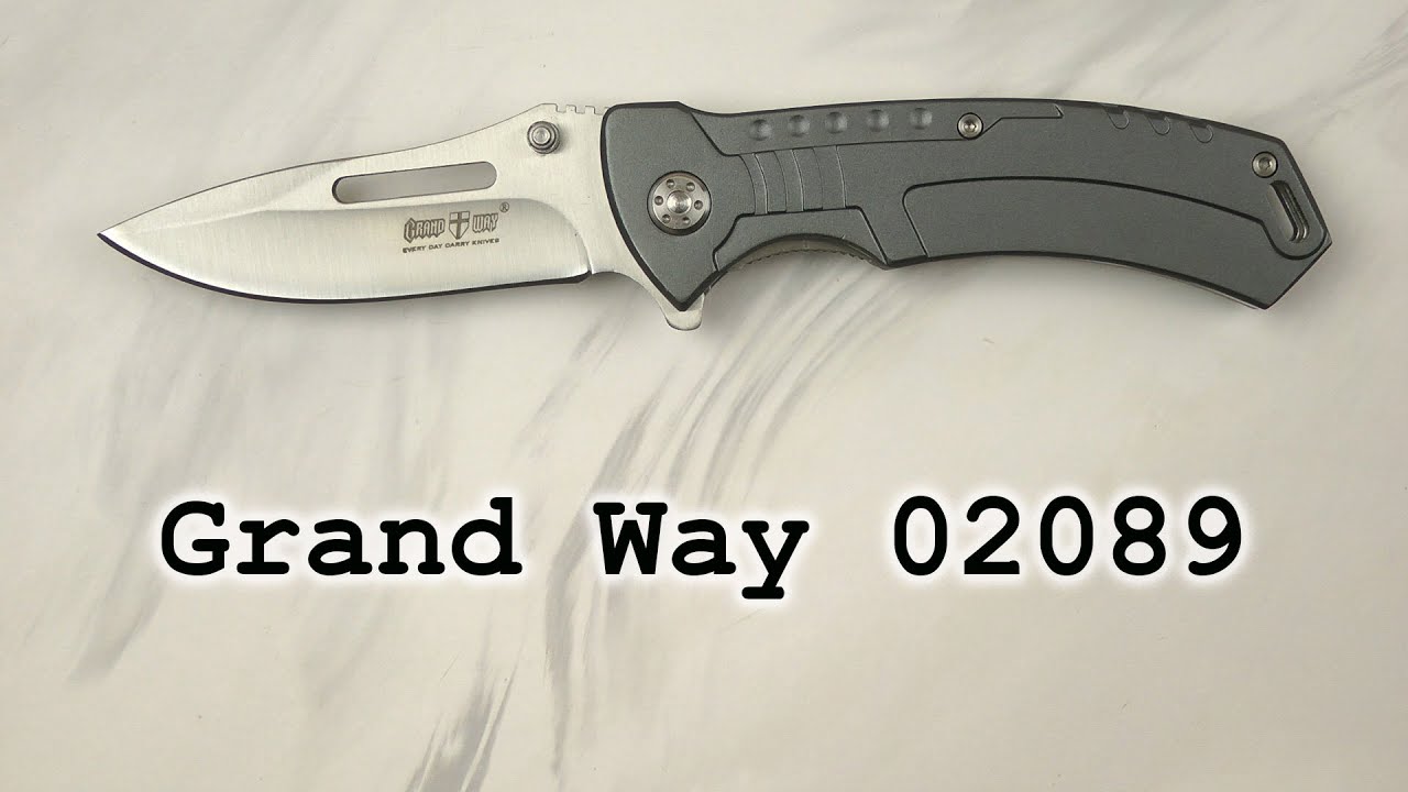 Нож карманный Grand Way 02089, распаковка и обзор.