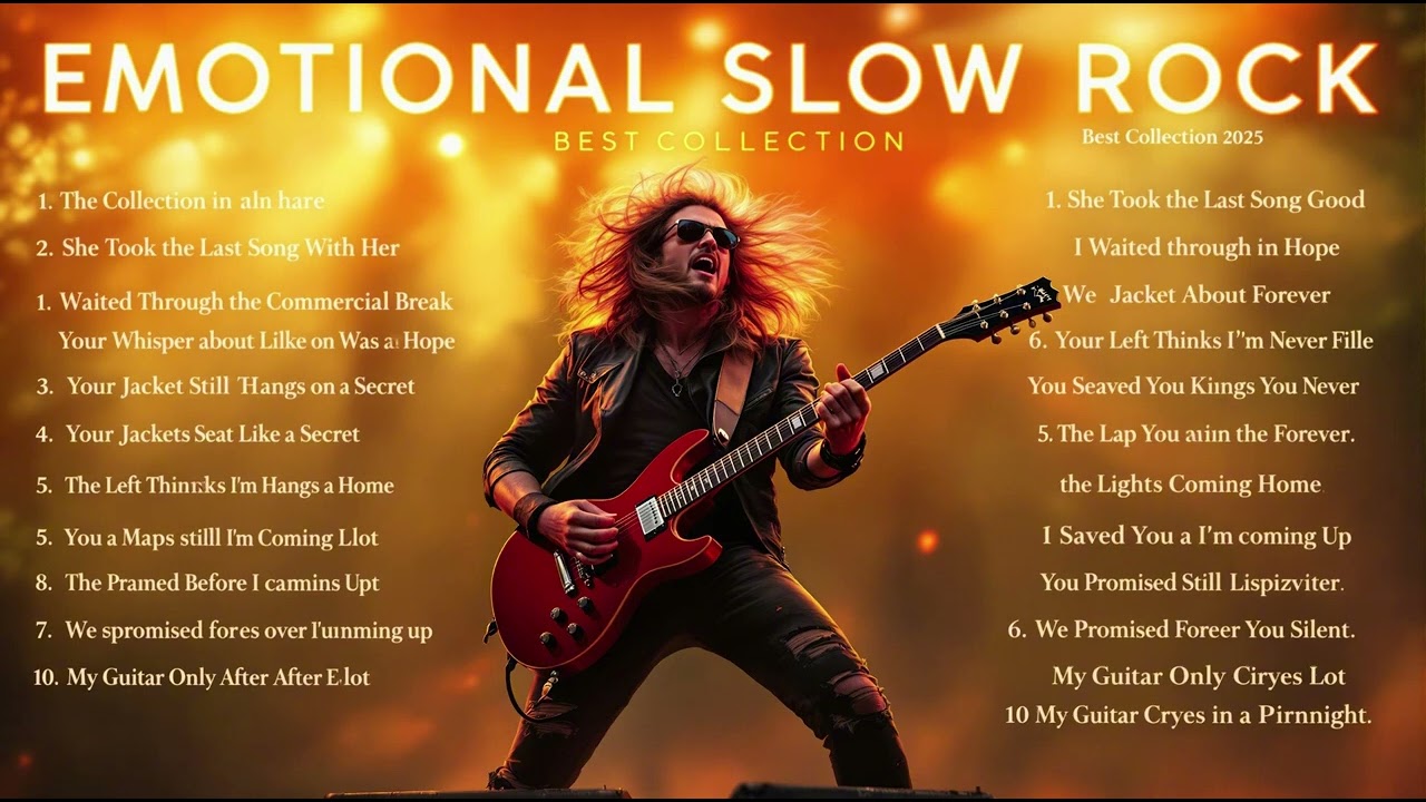 Ultimate Sad Slow Rock Playlist 🎧 | Soulful Ballads 2025