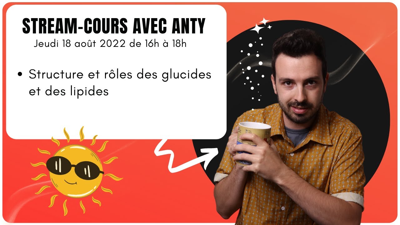 TERMINALE SANTE : 😎Structure et rôles des glucides et des lipides (Stream-cours)