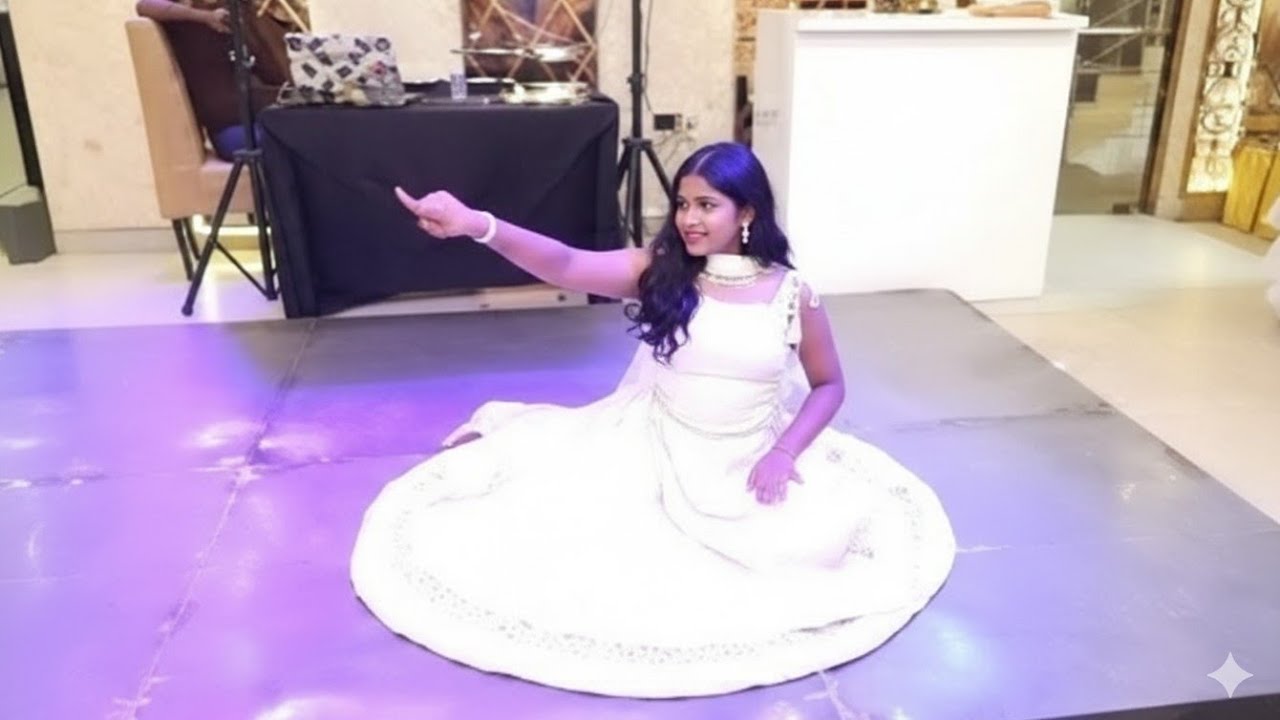 Solo Dance Performance by Diya🔥 Aaja Nachle + Sajna ve sajna + Radha on the dance floor choreography