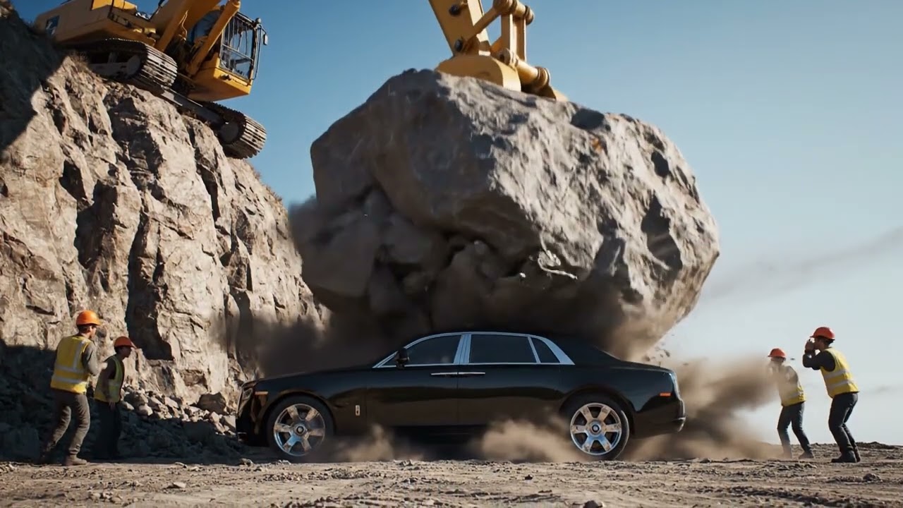 AI Luxury Car Destruction Video