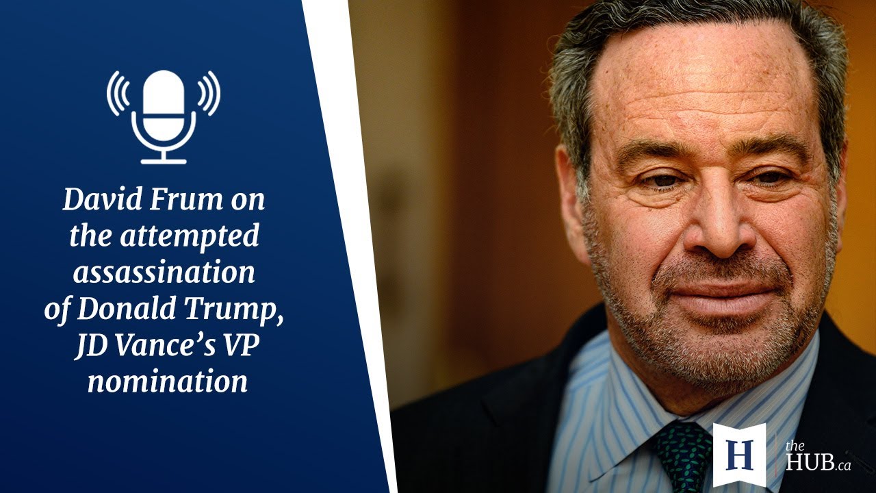 In Conversation with David Frum: Attempted assassination of Donald Trump & JD Vance's VP nomination