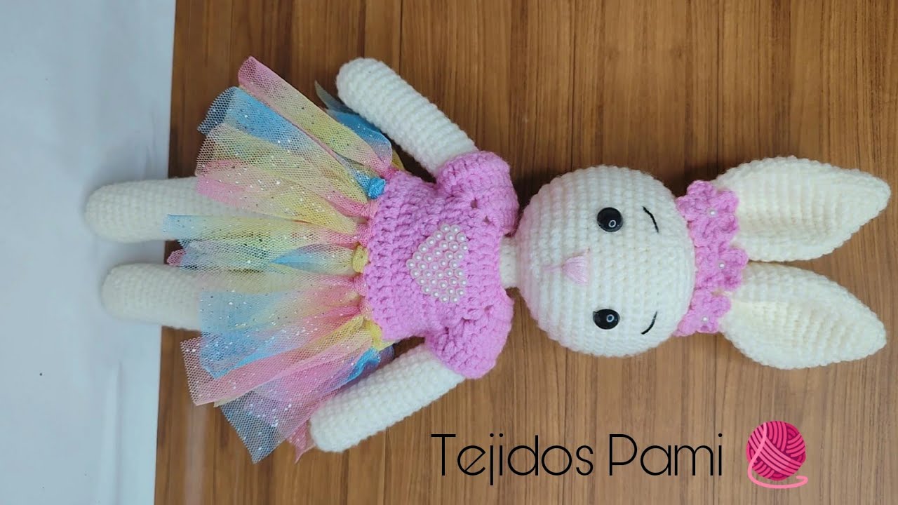 CONEJITA AMIGURUMI FÁCIL PASO A PASO - PARTE 1/3