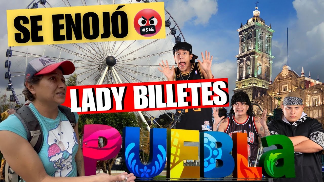 LADY BILLETES SE ENOJÓ EN CENTRO HISTORICO EN PUEBLA