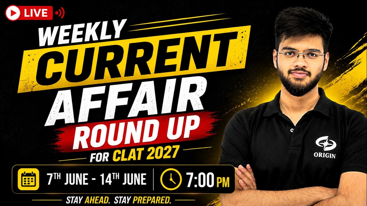 Weekly Current Affairs 2026 | Today's Current Affairs |  14th June April 2026 | Abhyuday Pandey