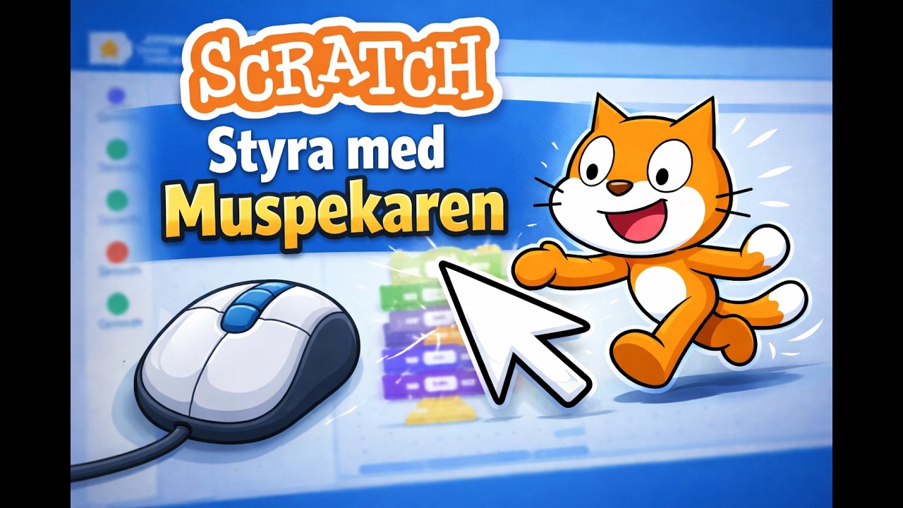Scratch - Styra med muspekaren