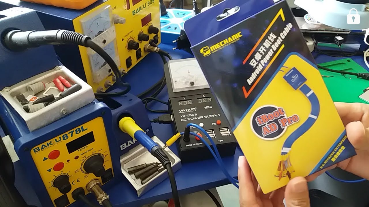 Unboxing cables Android iBoot Ad Pro Mechanic para fuente de alimentacion