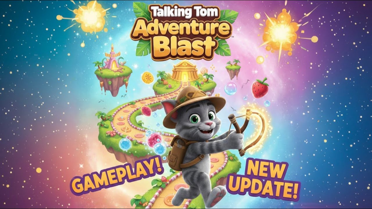 💥 Talking Tom: Adventure Blast #talkingtom #baiganislive