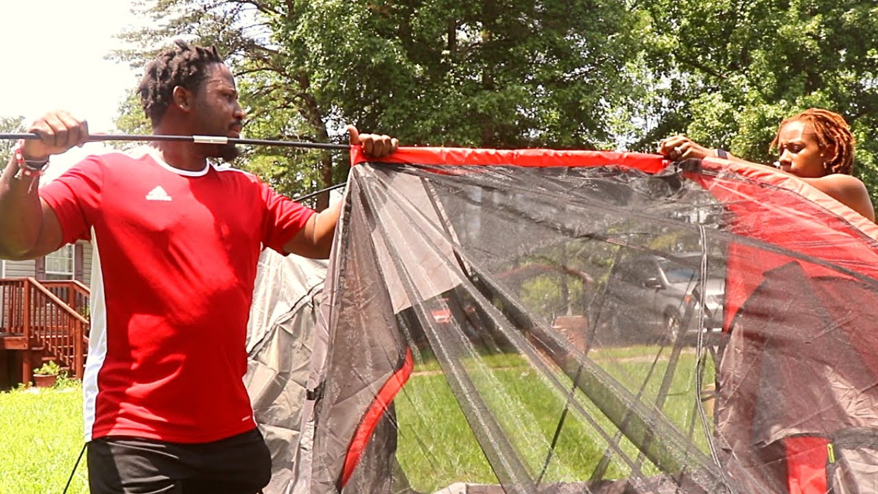 Setting Up Our Ozark Trail 10 Person Family Tent