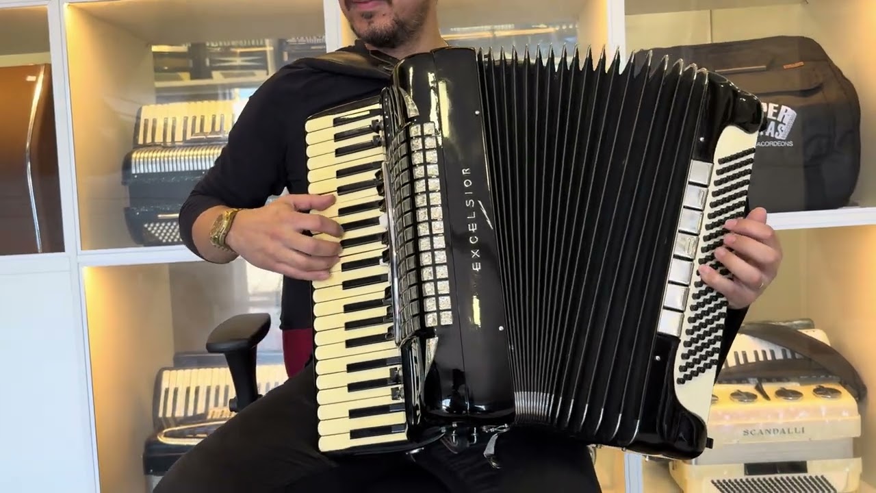 🪗 O ACORDEON  EXCELSIOR SYMPHONY tem potência de som e o reconhecimento que você merece na música.