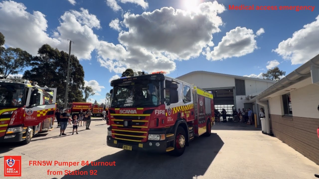 [NEVER CAUGHT] FRNSW P84 turnout from 92 STN during OPEN DAY