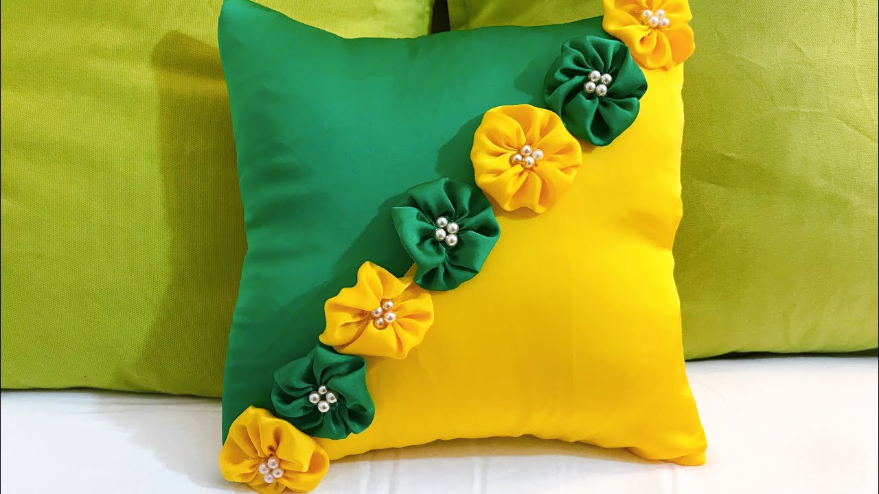 How to make cushion cover at home || Diy cushion cover and pillow cover || handmade cushion cover