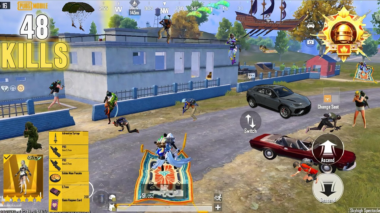 48 Kills!!😱 NEW SEASON SUPER AGRESSIVE RUSH GAMEPLAY😍 SOLO vs SQUAD 🥵 PUBG MOBILE