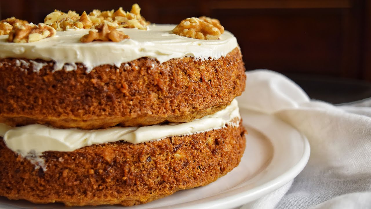 The BEST moist and fluffy CARROT CAKE recipe ever!