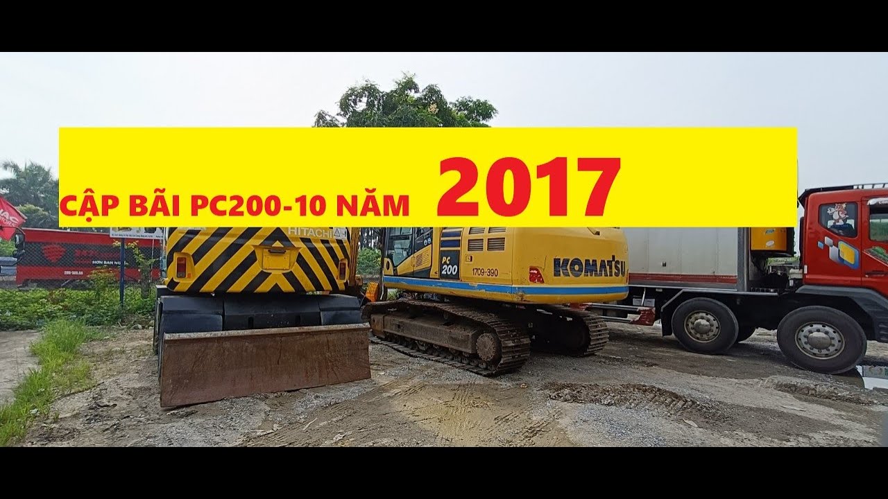 KOMATSU PC200-10 SẴN ĐƯỜNG BÚA NHẬP NHẬT VỪA CẬP CẢNG