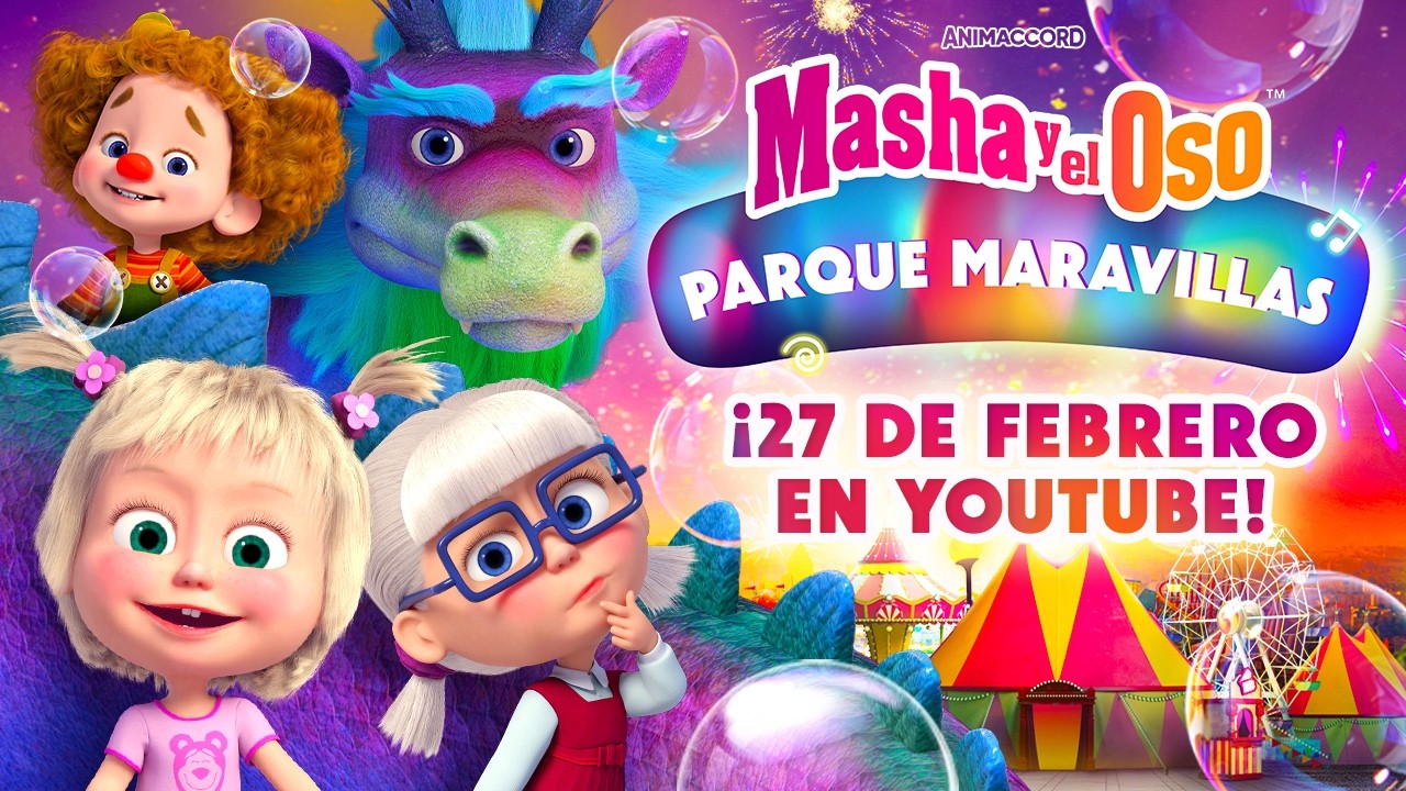 💥 Masha y el Oso 🎪🎠🎈Parque Mágico (Trailer) 🎬 ¡Estreno del episodio especial el 27.02! 💥